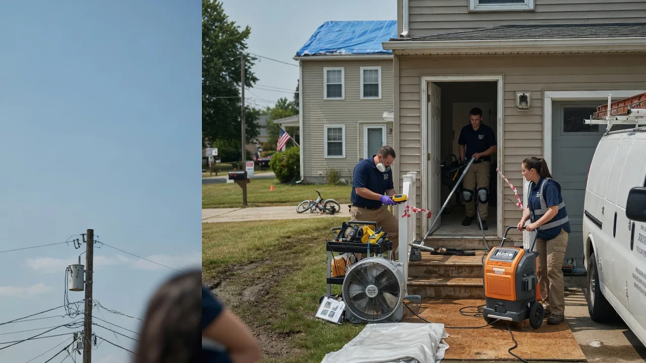 Water Damage Repair in Sandyville, OH near me